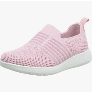 Clarks Girls Ezera Walk Shoes-Slip-Ons
